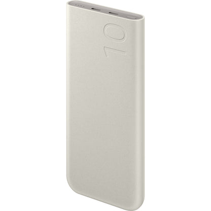 Batteria Esterna Samsung, 10000mAh, 25W, PD, 2 x USB-C, Beige, Ricondizionata EB-P3400XUEGEU