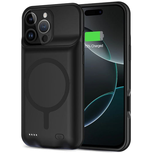 Tech-Protect Wireless Pouch Tipo di batteria esterna per Apple iPhone 16 Pro Max, 8500mAh, Nero 