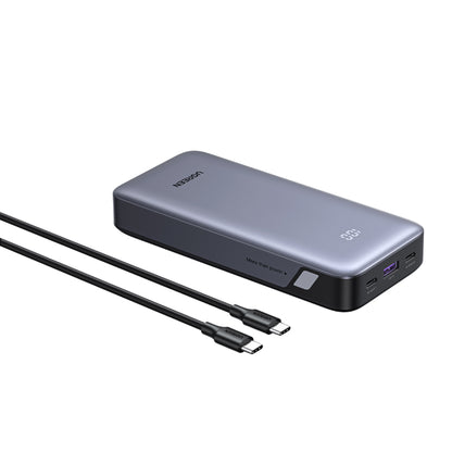 Batteria Esterna UGREEN Nexode PB532 (55989B), 20000mAh, 30W, QC + PD, 1 x USB-A - 2 x USB-C, Grigio