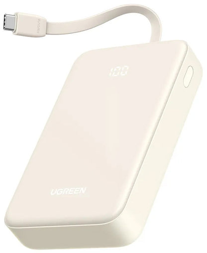 Batteria Esterna UGREEN PB521, 20000mAh, 30W, QC + PD, 1 x USB-A - 2 x USB-C, Bianca