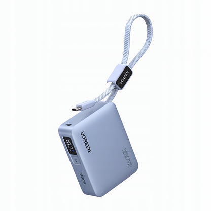 Batteria Esterna UGREEN PB584 (75173B), 10000mAh, 33W, QC + PD, 1 x USB-A - 2 x USB-C, Blu