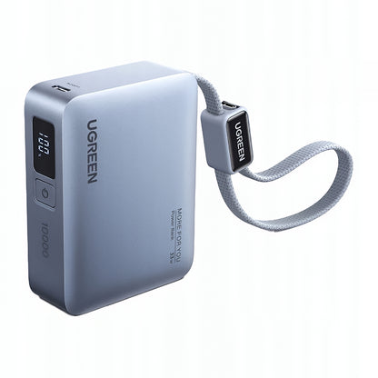 Batteria Esterna UGREEN PB584 (75173B), 10000mAh, 33W, QC + PD, 1 x USB-A - 2 x USB-C, Blu