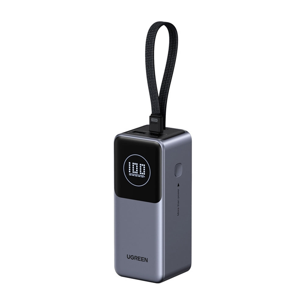 Batteria Esterna UGREEN PB723, 20000mAh, 130W, QC + PD, 1 x USB-A - 2 x USB-C, Grigio