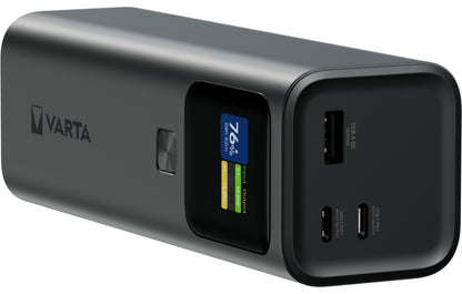 Batteria Esterna Varta High Speed, 27000mAh, 140W, QC + PD, 1 x USB-A - 2 x USB-C, Nera