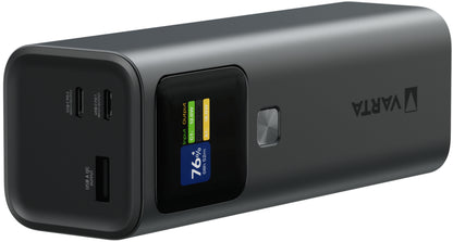 Batteria Esterna Varta High Speed, 27000mAh, 140W, QC + PD, 1 x USB-A - 2 x USB-C, Nera