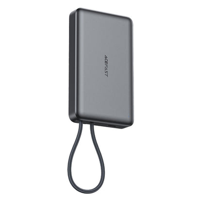 Batteria Esterna Wireless Acefast M18, 10000mAh, 22.5W, PD + FQI, 1 x QI - 2 x USB-C, Nera