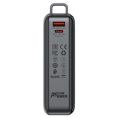 Batteria Esterna Acefast M4, 20000mAh, 67W, PD, 1 x USB-A - 2 x USB-C, Nera