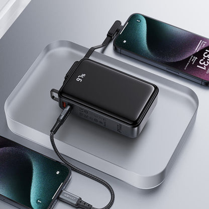 Batteria Esterna Acefast M4, 20000mAh, 67W, PD, 1 x USB-A - 2 x USB-C, Nera