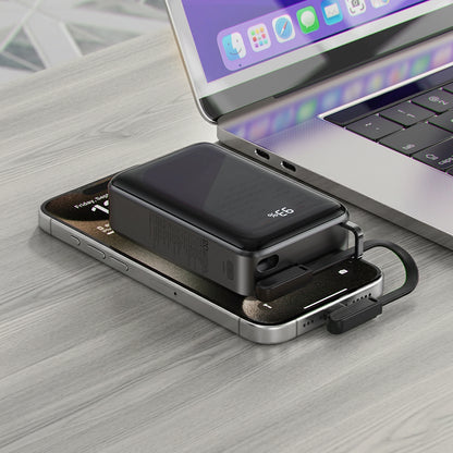 Batteria Esterna Acefast M4, 20000mAh, 67W, PD, 1 x USB-A - 2 x USB-C, Nera