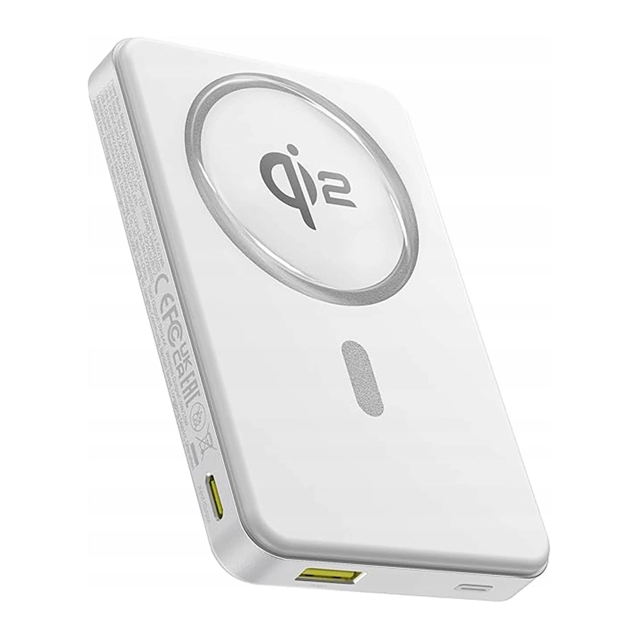 Batteria Esterna Wireless Baseus Airpow2 Qi2, 10000mAh, 22.5W, QC + PD + FQI, 1 x QI - 1 x USB-A - 1 x USB-C, Bianca P10080000213-00