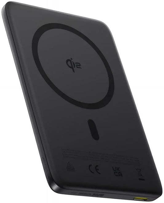 Batteria Esterna Wireless Baseus PicoGo AM41, 10000mAh, 27W, PD + FQI, 1 x QI - 1 x USB-C, Nera E0027201