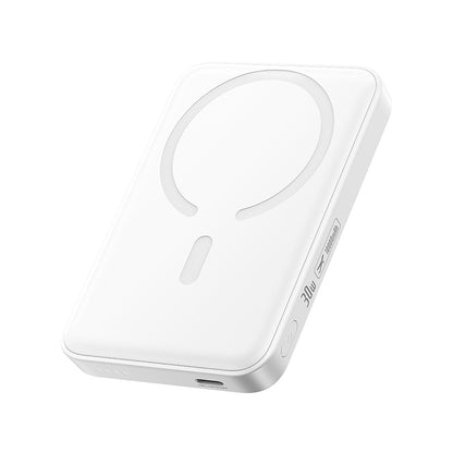 Batteria Esterna Wireless Baseus EnerFill FM11, 10000mAh, 30W, PD + FQI, 1 x QI - 1 x USB-C, Bianca