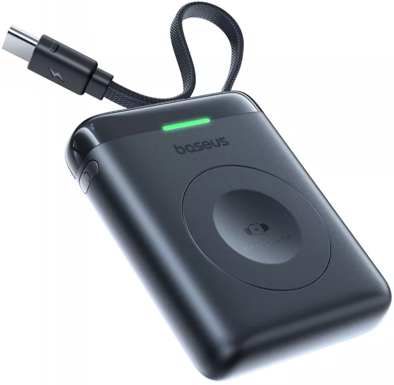 Batteria Esterna Wireless Baseus EnerFill FW11 per Apple Watch Series, 1640mAh, 5W, 1 x QI, Nera E0205301