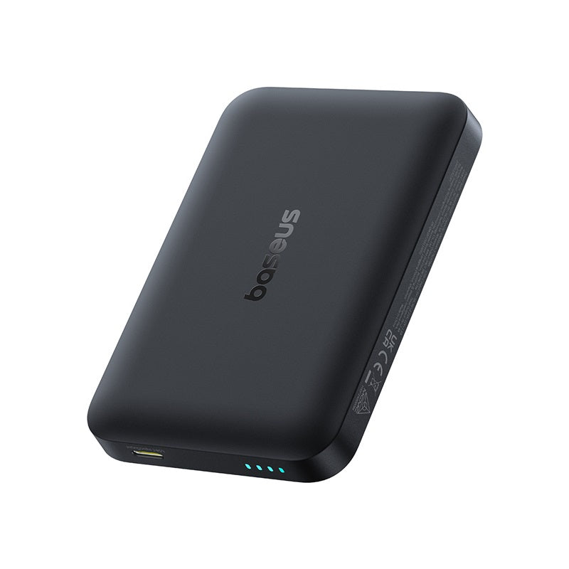 Batteria Esterna Wireless Baseus EnerFill FM11, 10000mAh, 30W, PD + FQI, 1 x QI - 1 x USB-C, Nera