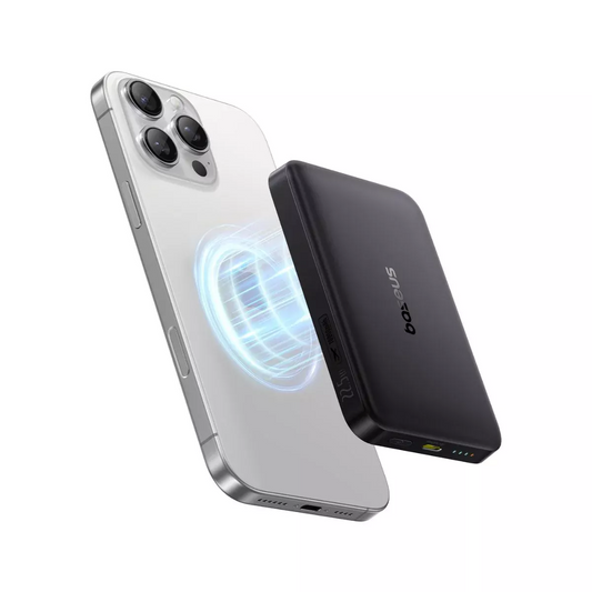 Batteria Esterna Wireless Baseus Enerfill FM12, 10000mAh, 22.5W, PD + FQI, 1 x QI - 1 x USB-C, Nera E0028500