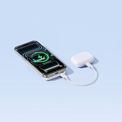 Batteria Esterna Wireless Baseus EnerFill FM11, 10000mAh, 30W, PD + FQI, 1 x QI - 1 x USB-C, Bianca