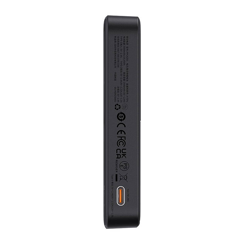 Batteria Esterna Wireless Baseus MagPro PPCXZ05, 5000mAh, 20W, PD + FQI, 1 x QI - 1 x USB-C, Nera P10064101123-00