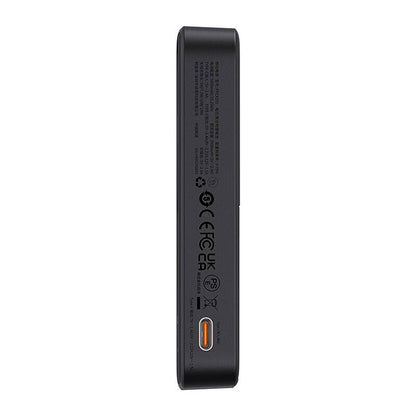 Batteria Esterna Wireless Baseus MagPro PPCXZ05, 5000mAh, 20W, PD + FQI, 1 x QI - 1 x USB-C, Nera P10064101123-00