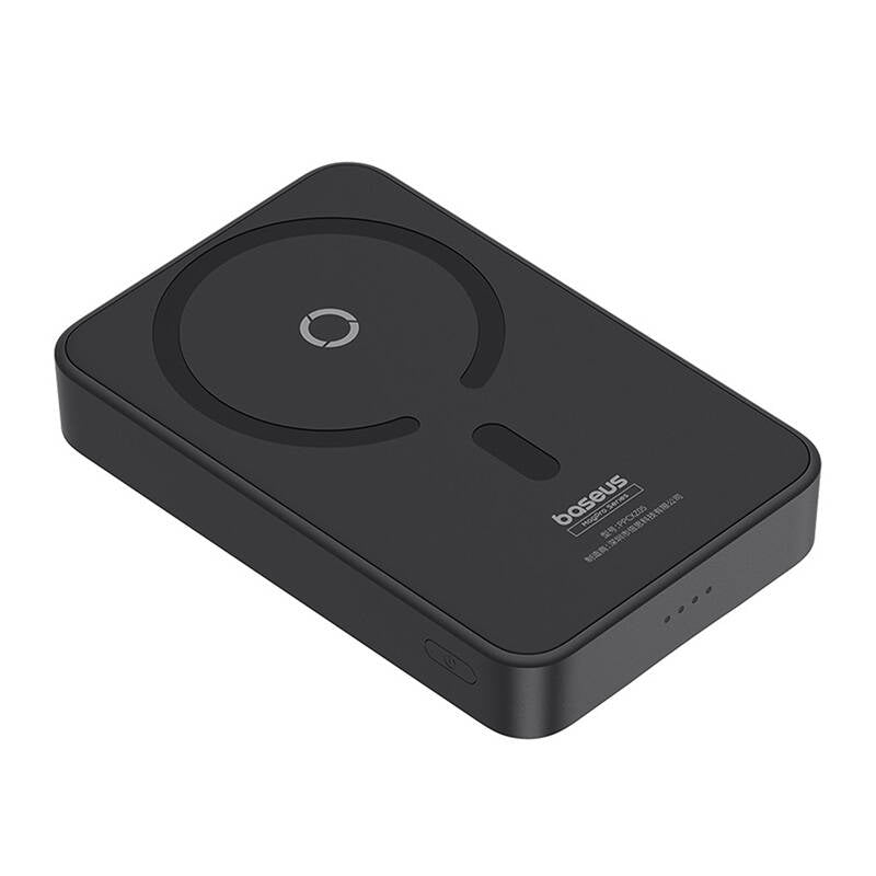 Batteria Esterna Wireless Baseus MagPro PPCXZ05, 5000mAh, 20W, PD + FQI, 1 x QI - 1 x USB-C, Nera P10064101123-00