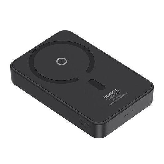 Batteria Esterna Wireless Baseus MagPro PPCXZ05, 5000mAh, 20W, PD + FQI, 1 x QI - 1 x USB-C, Nera P10064101123-00