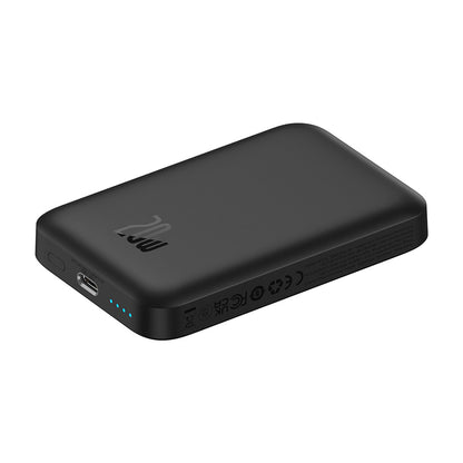 Batteria Esterna Wireless Baseus Mini Air, 6000mAh, 20W, PD + FQI, 1 x QI - 1 x USB-C, Nera P10059002113-00