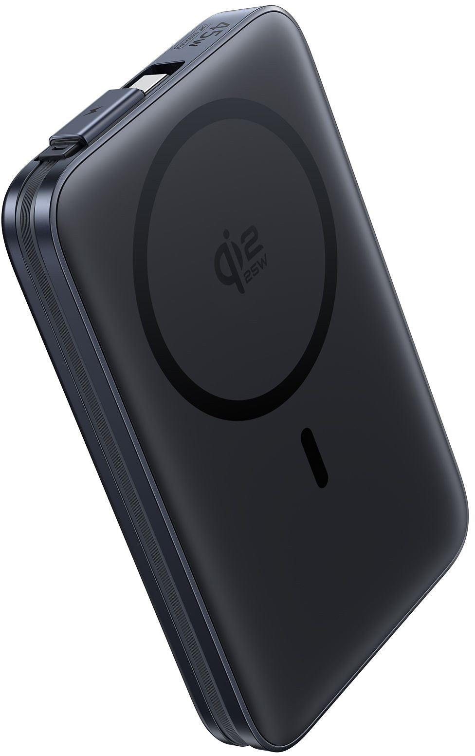Batteria Esterna Wireless Baseus PicoGo AM61, 10000mAh, 45W, PD + FQI, 1 x QI - 2 x USB-C, Nera E0028V00