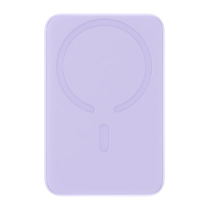 Batteria Esterna Wireless Baseus Magnetic Mini, 10000mAh, 20W, PD + FQI, 1 x QI - 1 x USB-C, Viola PPCX110105