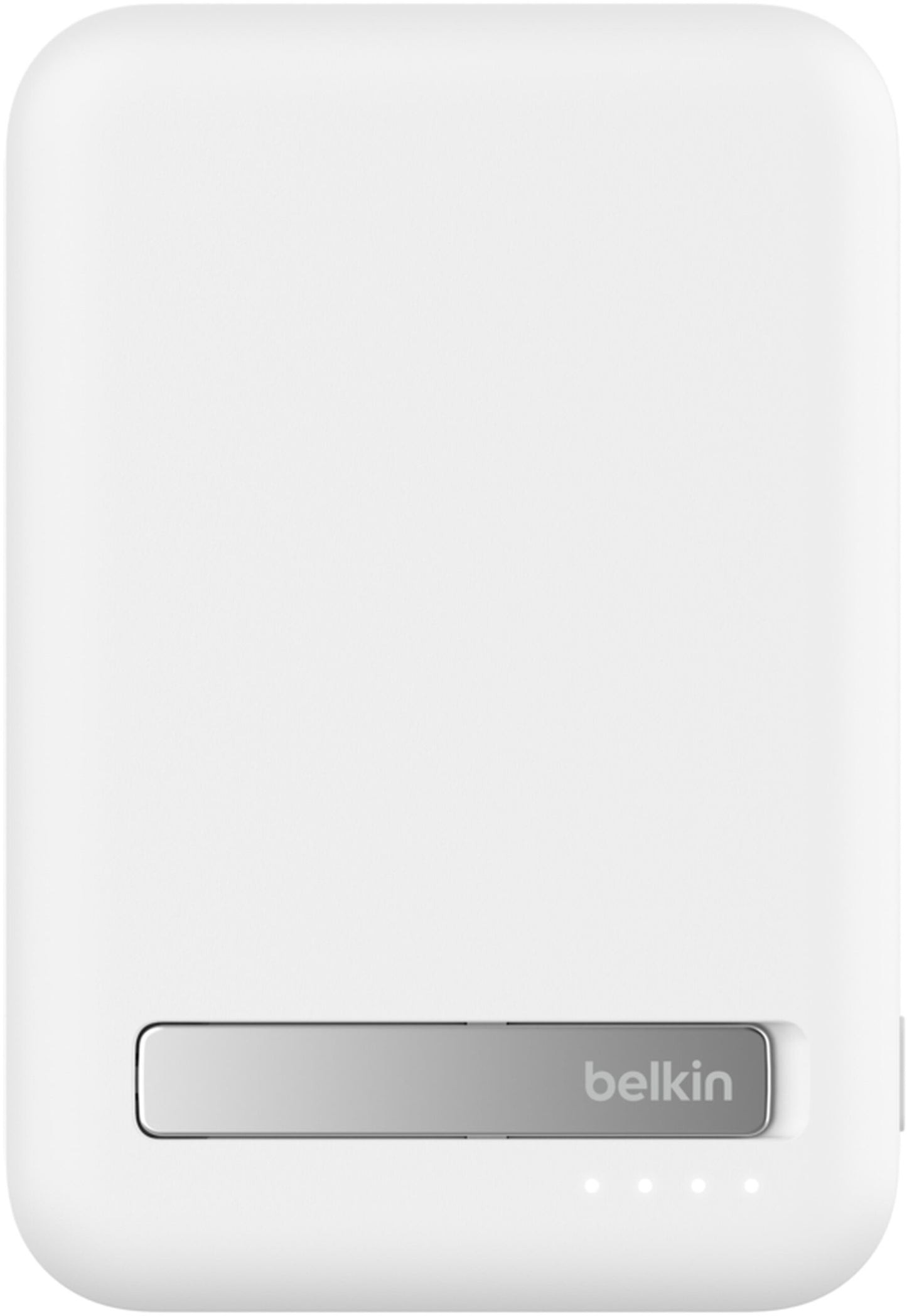 Batteria Esterna Wireless Belkin BoostCharge Pro con Kickstand, 8000mAh, 15W, FQI, 1 x QI - 1 x USB-C, Bianca BPD007btWH