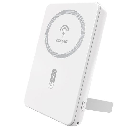 Batteria Esterna Wireless Dudao K14S+, 10000mAh, 22.5W, QC + PD + FQI, 1 x QI - 1 x USB-A - 1 x USB-C, Bianca