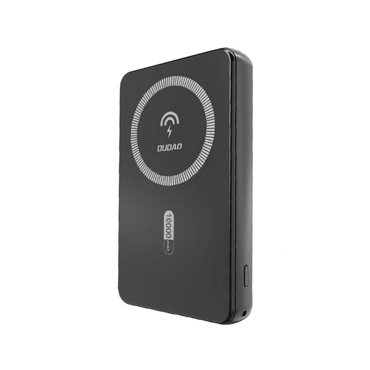 Batteria Esterna Wireless Dudao K14S, 5000mAh, 20W, QC + PD + FQI, 1 x QI - 1 x USB-A - 1 x USB-C, Nera