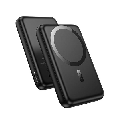 HOCO J141 Wireless External Battery, 10000mAh, 20W, PD + FQI, 1 x QI - 1 x USB-C, Black