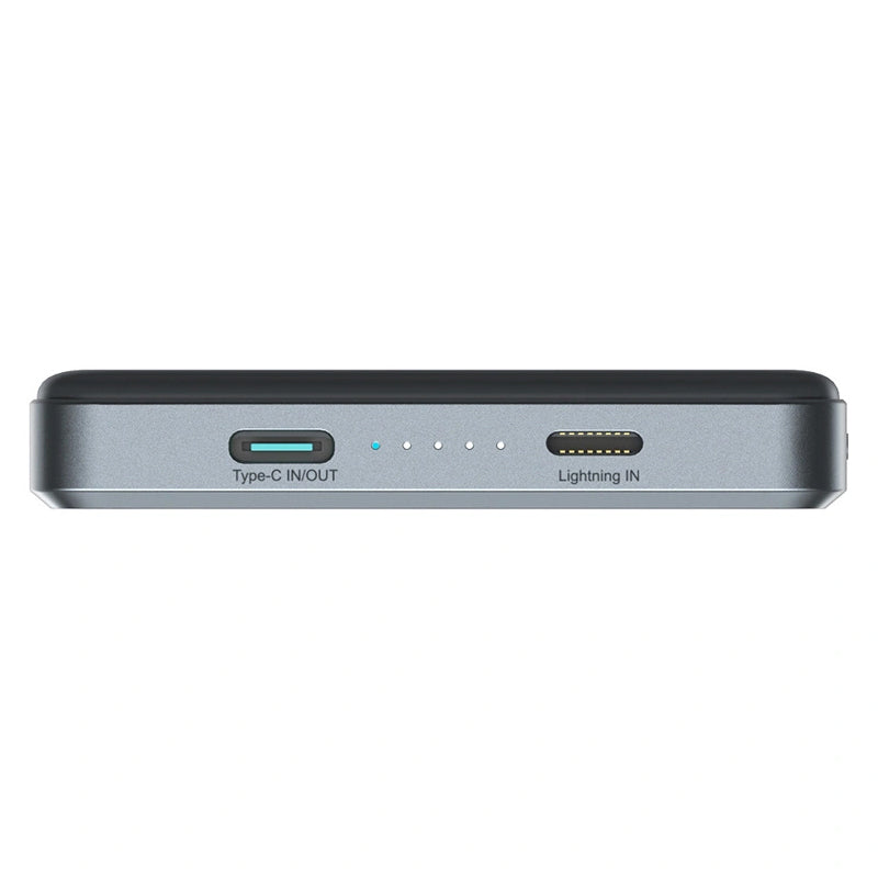 Batteria Esterna Wireless Joyroom JR-PBM08 Pro, 10000mAh, 22.5W, PD + FQI, 1 x QI - 2 x USB-C, Grigio