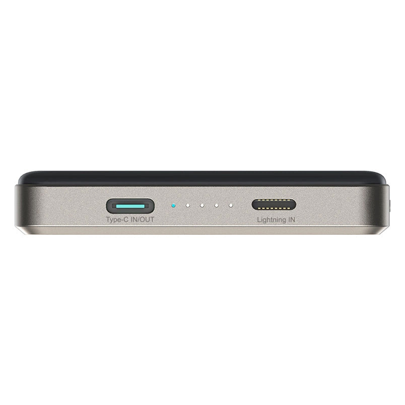 Batteria Esterna Wireless Joyroom JR-PBM08 Pro, 10000mAh, 20W, PD + FQI, 1 x QI - 1 x USB-C, Beige