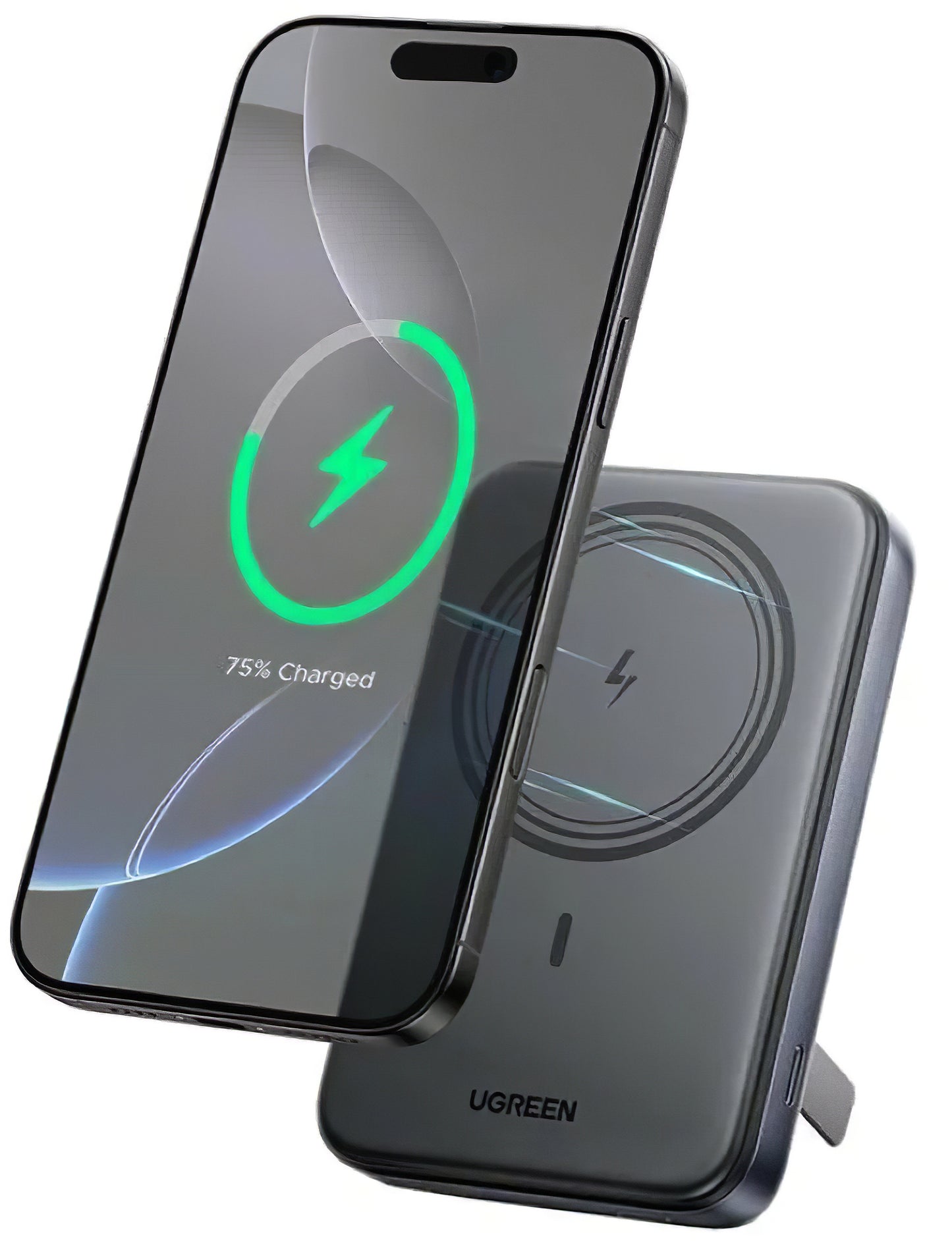 Batteria Esterna Wireless UGREEN PB562, 10000mAh, 20W, PD + FQI, 1 x QI - 1 x USB-C, Nera