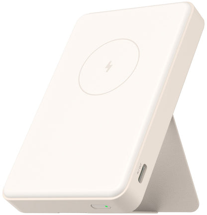 Xiaomi Mi Magnetic Wireless External Battery, 6000mAh, 15W, PD + FQI, 1 x QI - 1 x USB-C, Beige BHR9074GL