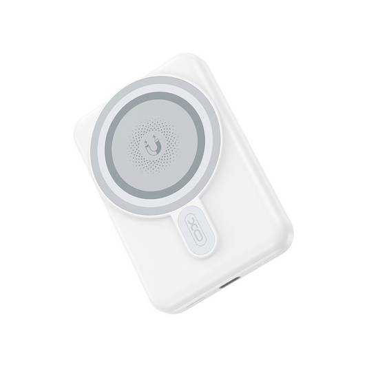 Batteria Esterna Wireless XO Design PR264, 10000mAh, 20W, PD + FQI, 1 x USB-C, Bianca