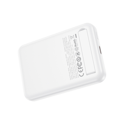 Batteria Esterna Wireless XO Design PR264, 10000mAh, 20W, PD + FQI, 1 x USB-C, Bianca