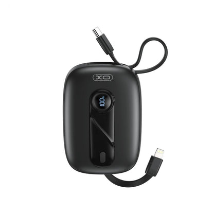 Batteria Esterna XO Design PR246, 10000mAh, 22.5W, PD, 1 x Lightning - 2 x USB-C, Nera