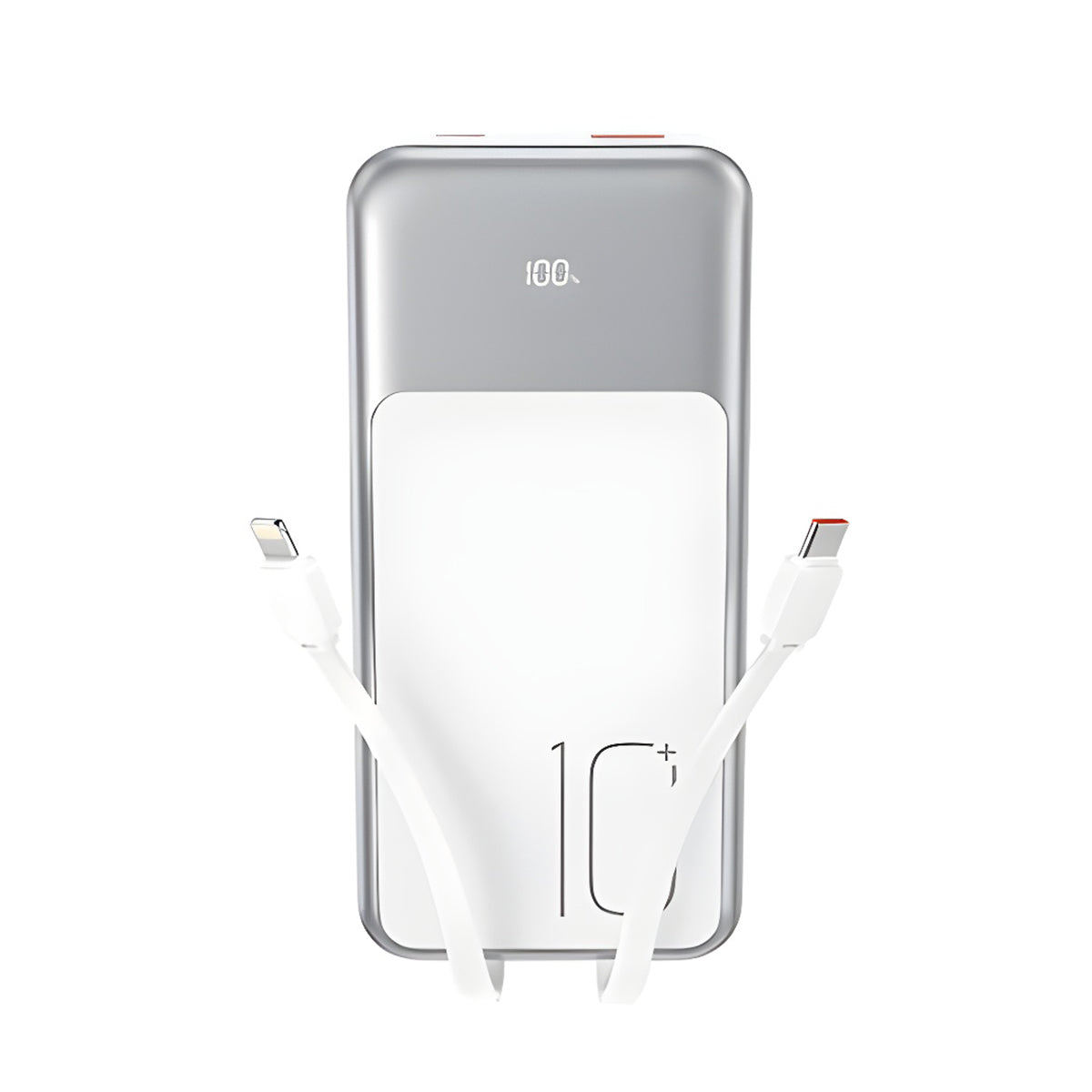 Batteria Esterna XO Design PR248, 10000mAh, 22.5W, QC + PD, 1 x Lightning - 1 x USB-A - 2 x USB-C, Bianca