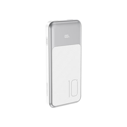 Batteria Esterna XO Design PR248, 10000mAh, 22.5W, QC + PD, 1 x Lightning - 1 x USB-A - 2 x USB-C, Bianca