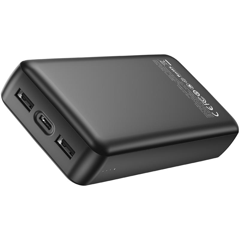 Batteria Esterna XO Design PB313, 20000mAh, 10W, 2 x USB-A, Nera