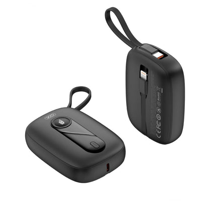 Batteria Esterna XO Design PR246, 10000mAh, 22.5W, PD, 1 x Lightning - 2 x USB-C, Nera
