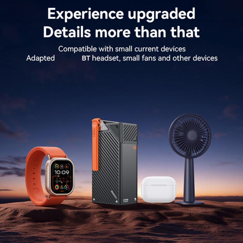 Batteria Esterna Yesido YP62, 30000mAh, 22.5W, QC + PD, 2 x USB-A - 2 x USB-C, Nera