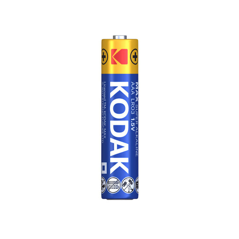 Batteria Kodak Max Alkaline, AAA / LR3, Set da 8 pezzi EKSTD30419896P8
