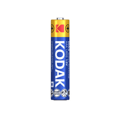 Batteria Kodak Max Alkaline, AAA / LR3, Set da 8 pezzi EKSTD30419896P8