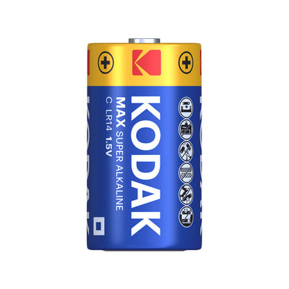 Batteria Kodak Max Alkaline, LR14 Set 2 pezzi