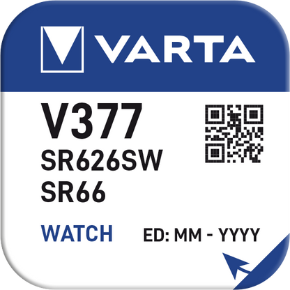 Batteria Varta, AG4 / V377