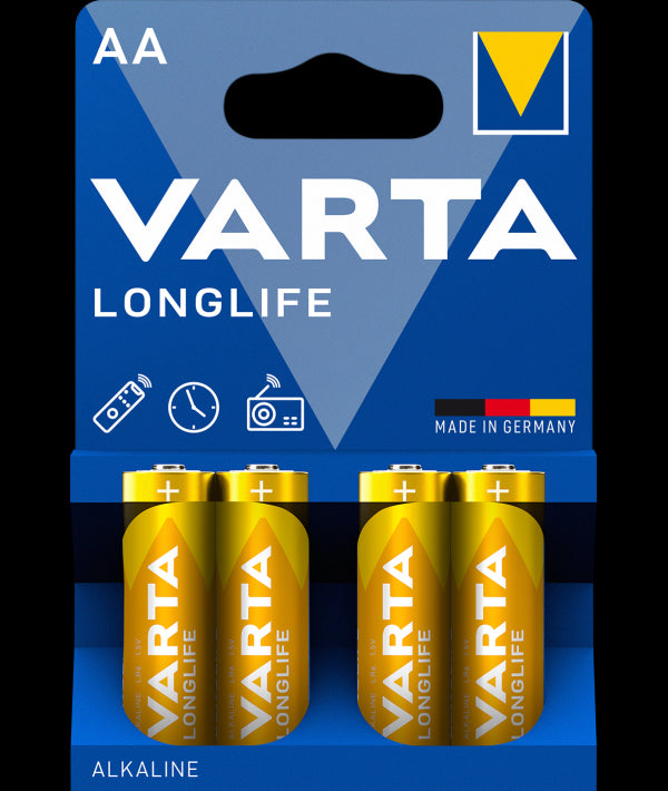 Batterie Varta Longlife 4106, AA / LR6, Set 4 pezzi