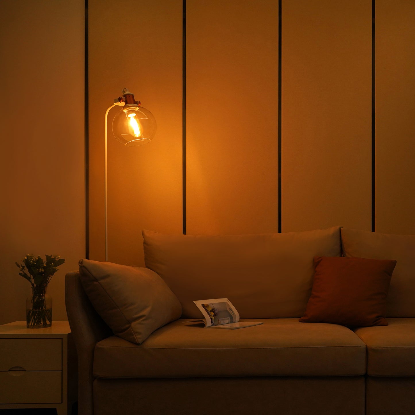 Lampadina a Filamento Yeelight ST64, Wi-Fi, E27, 6W, 2000K, 500lm YLDP23YL