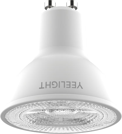 Yeelight W1 Lampadina LED, Wi-Fi, GU10, 4,8W, 2700K, 350lm, Set di 4 pezzi, bianco YLDP004 